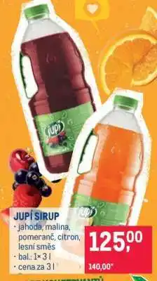 Makro Jupí sirup nabídka