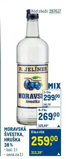 Makro MORAVSKÁ ŠVESTKA, HRUŠKA nabídka
