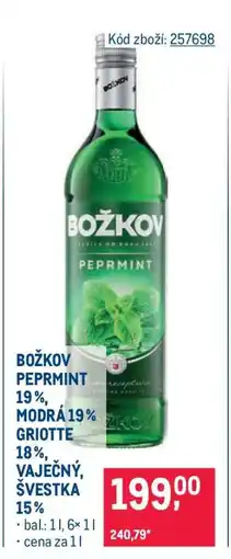 Makro Božkov Peprmint nabídka