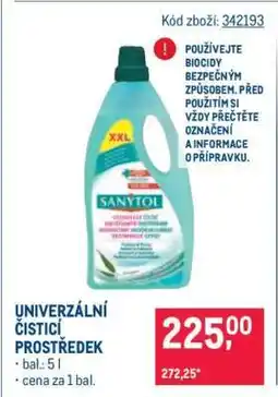 Makro Univerzální čisticí prostředek nabídka