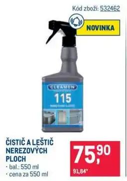 Makro ČISTIČ A LEŠTIČ NEREZOVÝCH PLOCH nabídka
