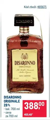 Makro DISARONNO ORIGINALE nabídka