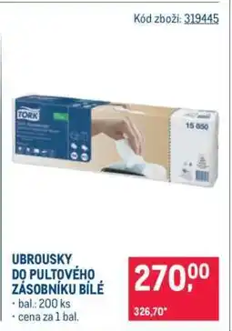 Makro UBROUSKY DO PULTOVÉHO ZÁSOBNÍKU BÍLÉ nabídka