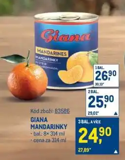 Makro Giana Mandarinky nabídka