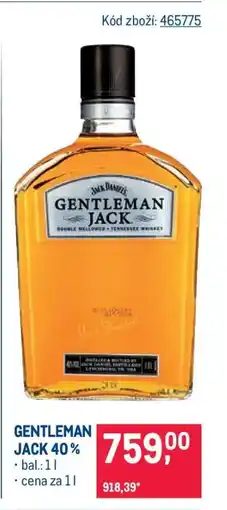 Makro GENTLEMAN JACK 40 % nabídka