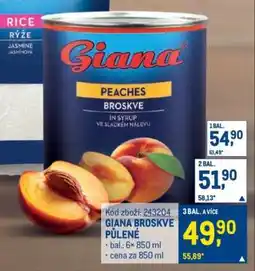Makro GIANA BROSKVE PŮLENÉ nabídka