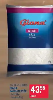 Makro GIANA BASMATI RÝŽE nabídka