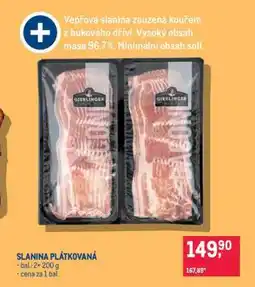 Makro Slanina plátkovaná nabídka