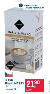 Makro Mléko trvanlivé 3,5 % nabídka