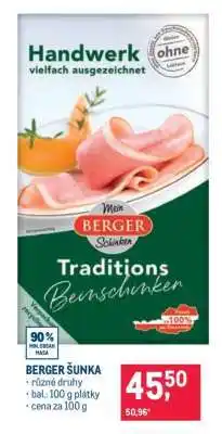 Makro Berger Šunka nabídka