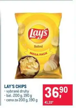 Makro Lay’s chips nabídka