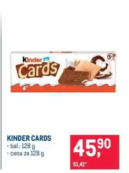 Makro KINDER CARDS nabídka