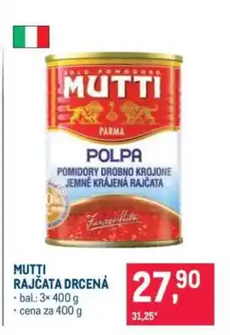 Makro MUTTI RAJČATA DRCENÁ nabídka