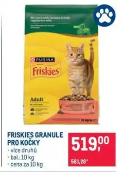 Makro Friskies granule pro kočky nabídka
