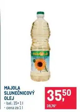 Makro Majola Slunečnicový olej nabídka