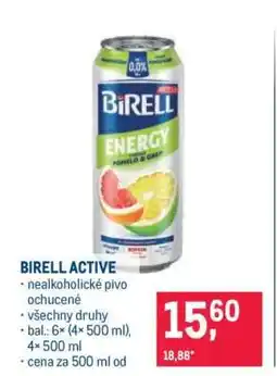 Makro Birell Active nabídka