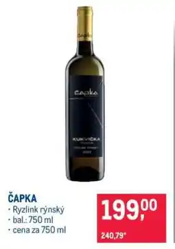 Makro ČAPKA nabídka