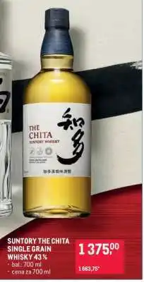 Makro SUNTORY THE CHITA SINGLE GRAIN WHISKY 43% nabídka