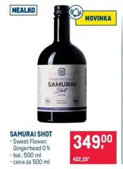 Makro SAMURAI SHOT nabídka