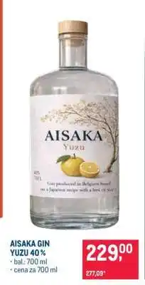 Makro AISAKA GIN YUZU 40 % nabídka
