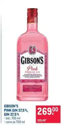 Makro GIBSON'S PINK GIN 37,5%, GIN 37,5% nabídka