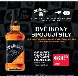 Makro JACK DANIEL'S MCLAREN 3 43 % nabídka
