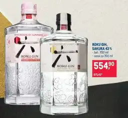 Makro ROKU GIN SAKURA 43 % nabídka