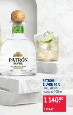 Makro PATRÓN SILVER 40 % nabídka