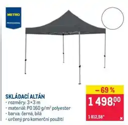 Makro SKLÁDACÍ ALTÁN nabídka