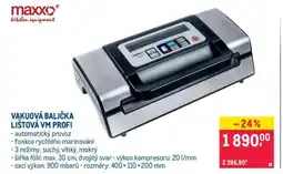 Makro VAKUOVÁ BALIČKA LIŠTOVÁ VM PROFI nabídka