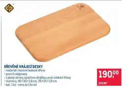 Makro DŘEVĚNÉ KRÁJECÍ DESKY nabídka