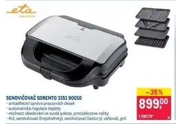 Makro SENDVIČOVAČ SORENTO 3151 90010 nabídka