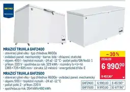 Makro MRAZICÍ TRUHLA GHF2400 nabídka