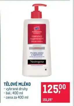 Makro Tělové mléko nabídka