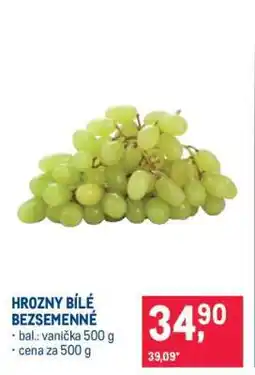 Makro Hrozny bílé bezsemenné nabídka