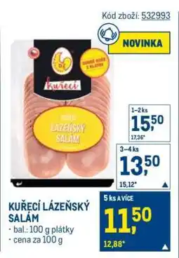 Makro Kuřecí lázeňský salám nabídka