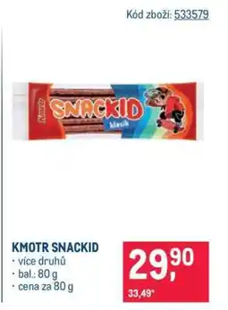 Makro Kmotr Snackid nabídka