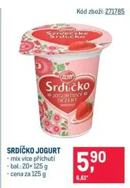 Makro SRDÍČKO JOGURT nabídka