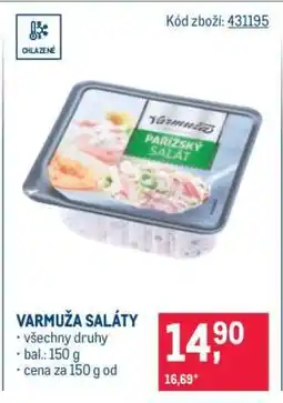 Makro VARMUŽA SALÁTY nabídka