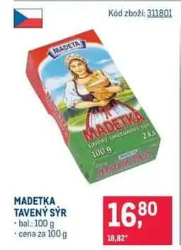Makro Madetka tavený sýr nabídka