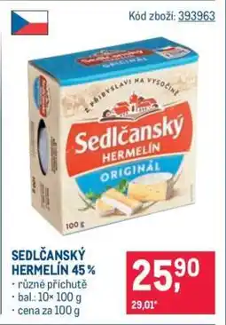 Makro Sedlčanský Hermelín 45 % nabídka