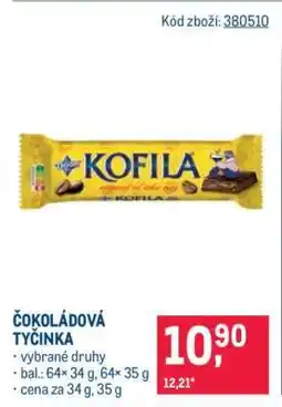 Makro Čokoládová tyčinka nabídka