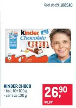 Makro KINDER CHOCO nabídka