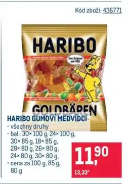 Makro HARIBO GUMOVÍ MEDVÍDCI nabídka
