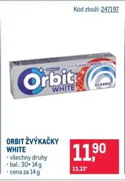 Makro ORBIT ŽVÝKAČKY WHITE nabídka