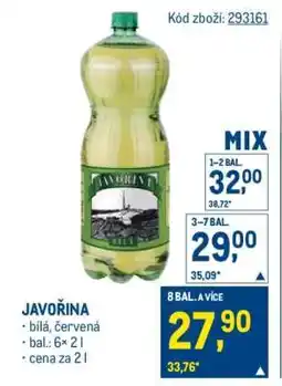 Makro Javořina nabídka