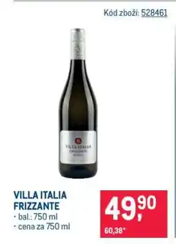 Makro VILLA ITALIA FRIZZANTE nabídka