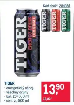 Makro Tiger nabídka