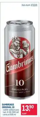 Makro Gambrinus Originál 10 nabídka