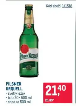 Makro Pilsner Urquell nabídka